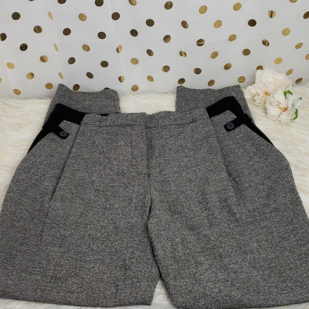 ZARA Basics Black and White Pants